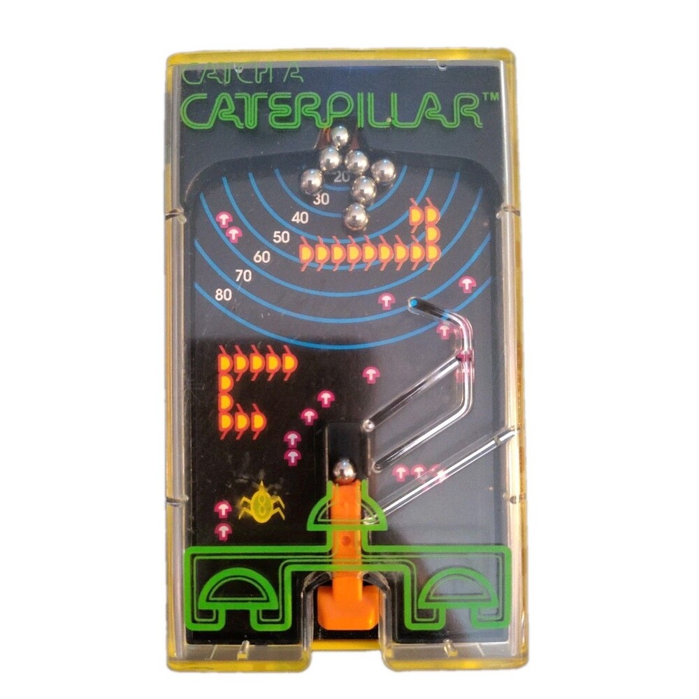 VTG Milton Bradley Pocketfuls Catch A Caterpillar TOMY Magnetic Game 1987 EUC